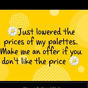 Makeup Palettes on SALE!!